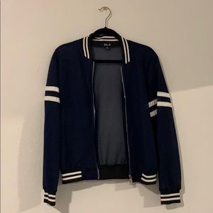 Fashionable blue jacket